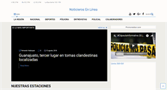 Desktop Screenshot of noticierosenlinea.com