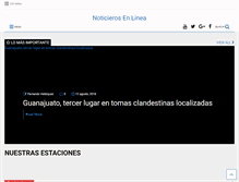 Tablet Screenshot of noticierosenlinea.com